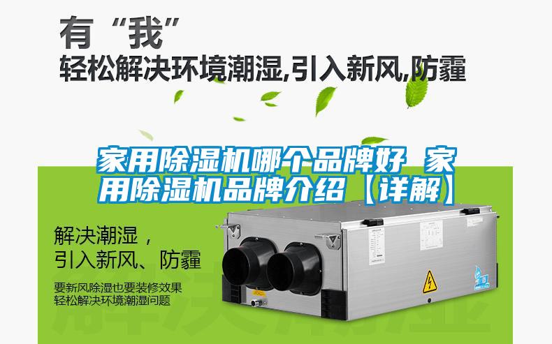 家用除濕機哪個品牌好 家用除濕機品牌介紹【詳解】