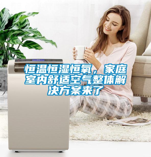 恒溫恒濕恒氧，家庭室內舒適空氣整體解決方案來了