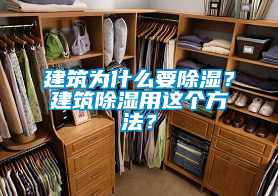 建筑為什么要除濕？建筑除濕用這個方法？