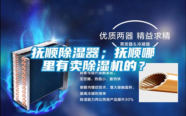 撫順除濕器；撫順哪里有賣除濕機的？