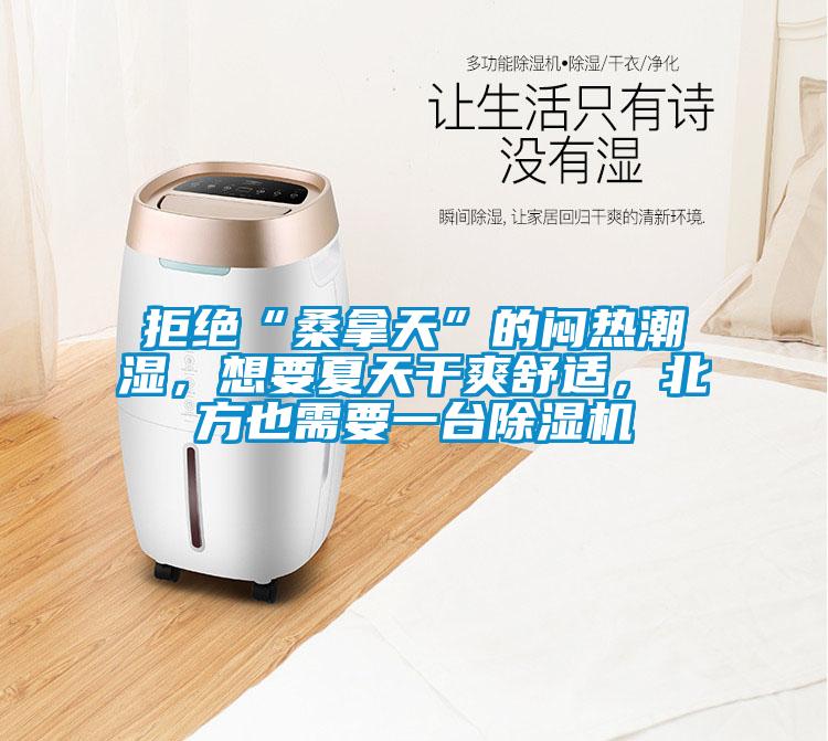 拒絕“桑拿天”的悶熱潮濕，想要夏天干爽舒適，北方也需要一臺除濕機