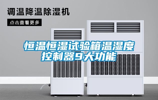 恒溫恒濕試驗(yàn)箱溫濕度控制器9大功能