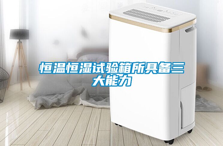 恒溫恒濕試驗(yàn)箱所具備三大能力