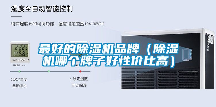 最好的除濕機品牌（除濕機哪個牌子好性價比高）