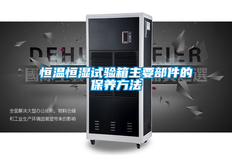 恒溫恒濕試驗箱主要部件的保養(yǎng)方法