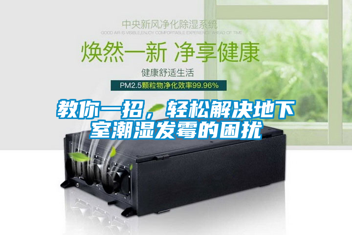教你一招，輕松解決地下室潮濕發霉的困擾