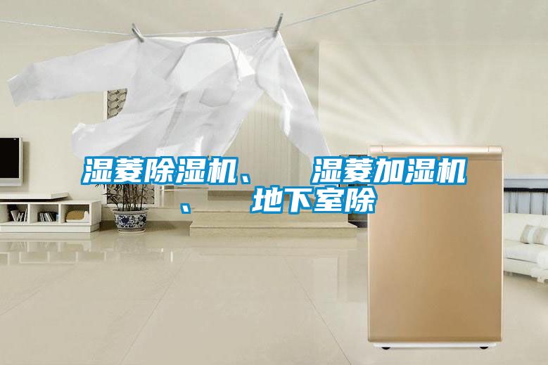 濕菱除濕機、  濕菱加濕機、  地下室除