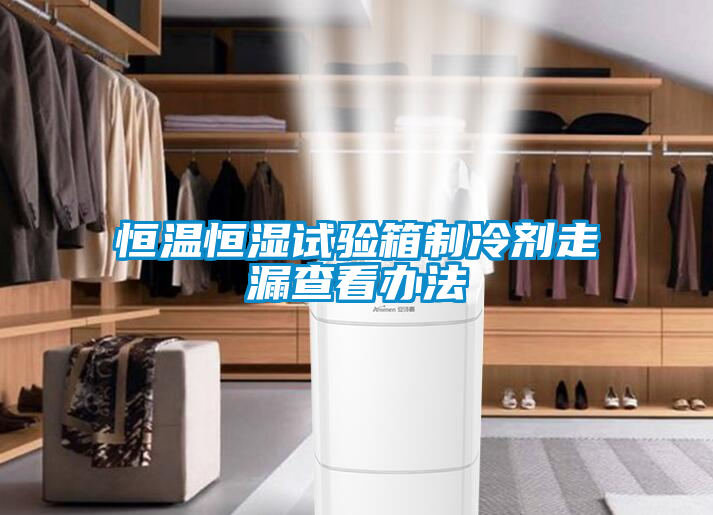 恒溫恒濕試驗(yàn)箱制冷劑走漏查看辦法