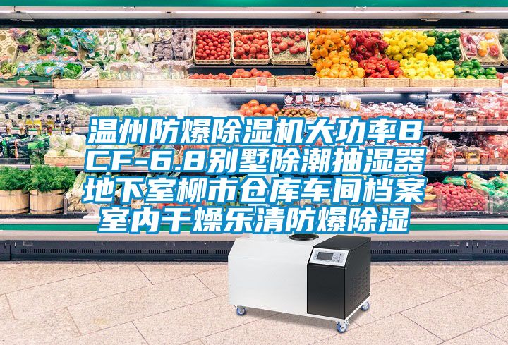 溫州防爆除濕機大功率BCF-6.8別墅除潮抽濕器地下室柳市倉庫車間檔案室內(nèi)干燥樂清防爆除濕