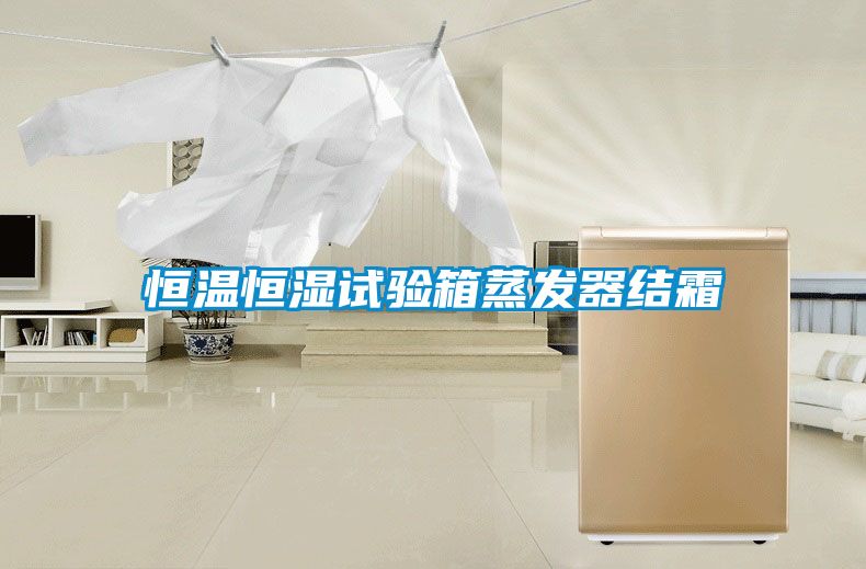 恒溫恒濕試驗箱蒸發器結霜