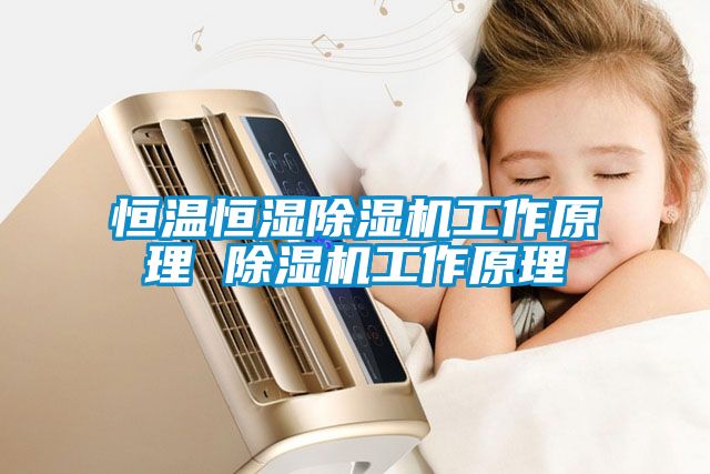 恒溫恒濕除濕機(jī)工作原理 除濕機(jī)工作原理