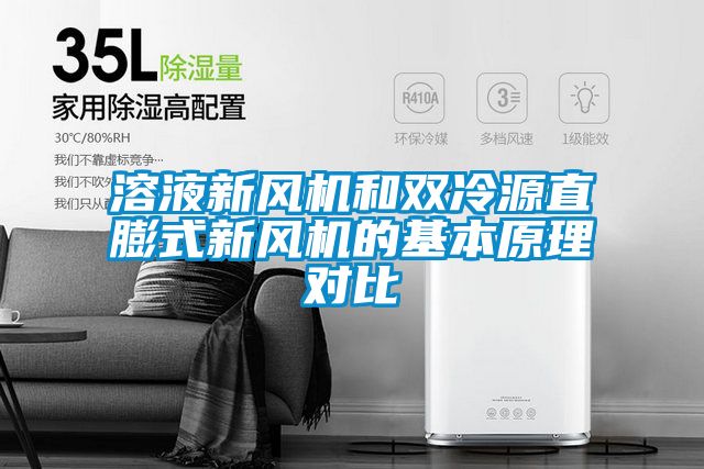 溶液新風機和雙冷源直膨式新風機的基本原理對比