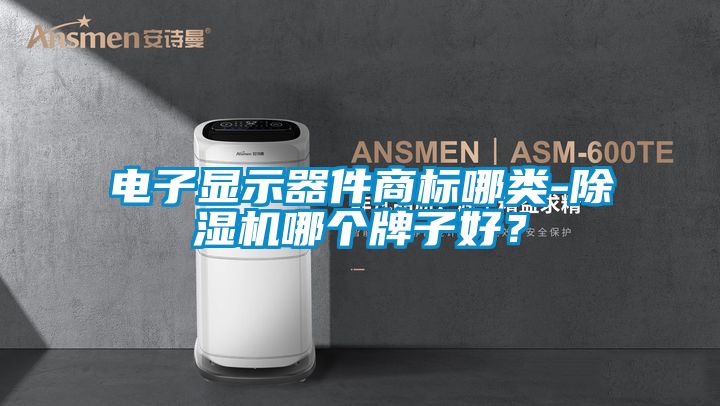 電子顯示器件商標哪類-除濕機哪個牌子好？