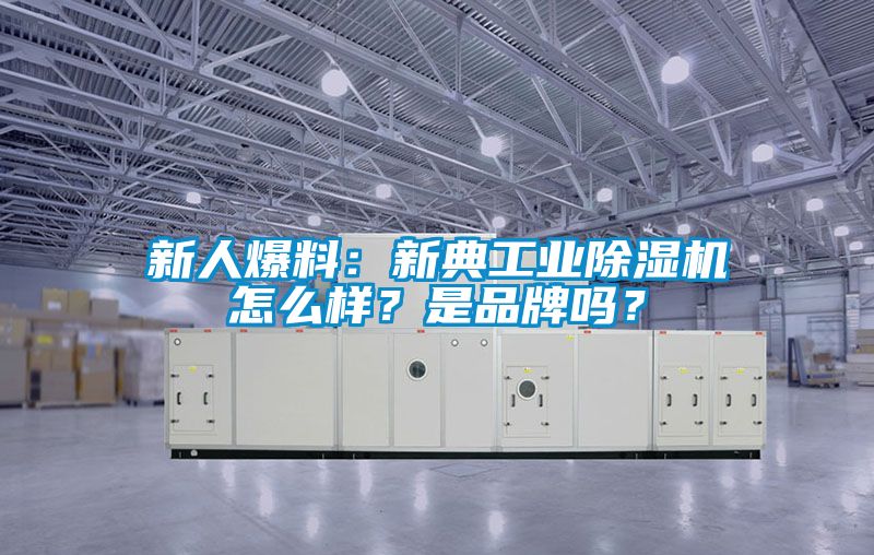 新人爆料：新典工業(yè)除濕機怎么樣？是品牌嗎？