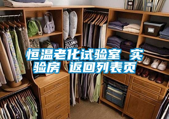 恒溫老化試驗(yàn)室 實(shí)驗(yàn)房 返回列表頁(yè)