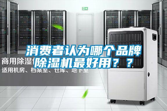 消費者認為哪個品牌除濕機最好用？？