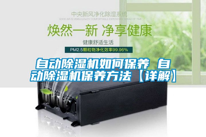 自動除濕機如何保養 自動除濕機保養方法【詳解】