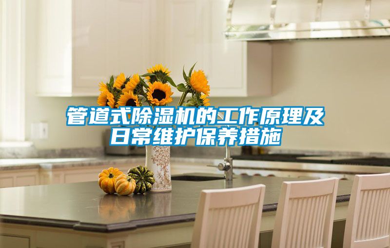 管道式除濕機(jī)的工作原理及日常維護(hù)保養(yǎng)措施