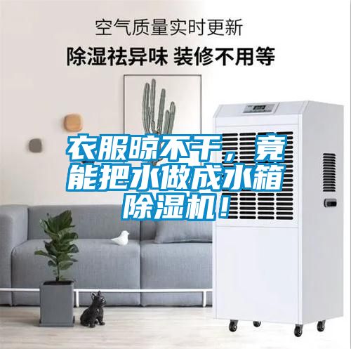 衣服晾不干，竟能把水做成水箱除濕機！
