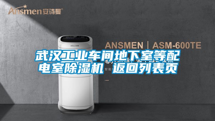 武漢工業(yè)車間地下室等配電室除濕機(jī) 返回列表頁