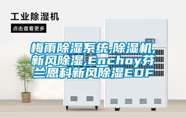 梅雨除濕系統,除濕機,新風除濕,Enchoy芬蘭恩科新風除濕EDF