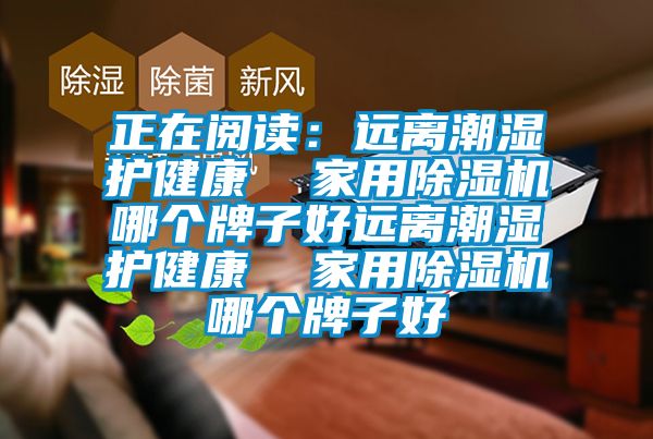 正在閱讀：遠離潮濕護健康  家用除濕機哪個牌子好遠離潮濕護健康  家用除濕機哪個牌子好