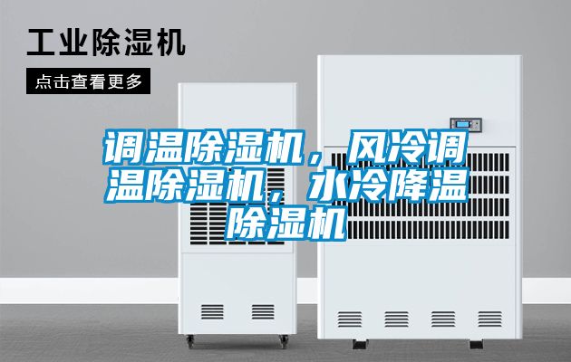 調溫除濕機，風冷調溫除濕機，水冷降溫除濕機