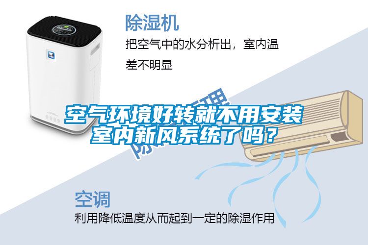 空氣環(huán)境好轉(zhuǎn)就不用安裝室內(nèi)新風(fēng)系統(tǒng)了嗎？