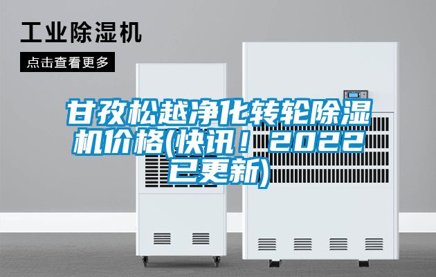 甘孜松越凈化轉(zhuǎn)輪除濕機(jī)價(jià)格(快訊！2022已更新)