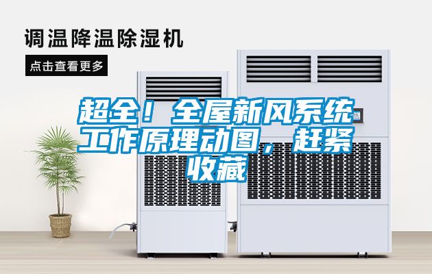 超全！全屋新風(fēng)系統(tǒng)工作原理動(dòng)圖，趕緊收藏