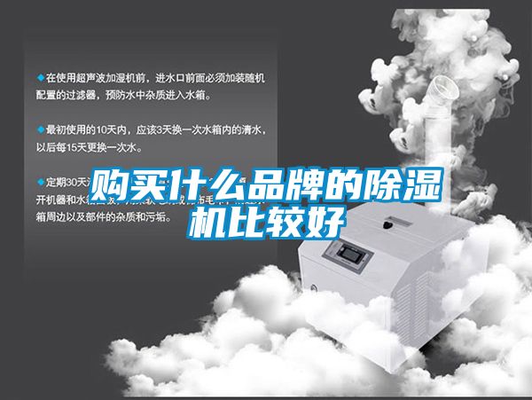 購買什么品牌的除濕機比較好