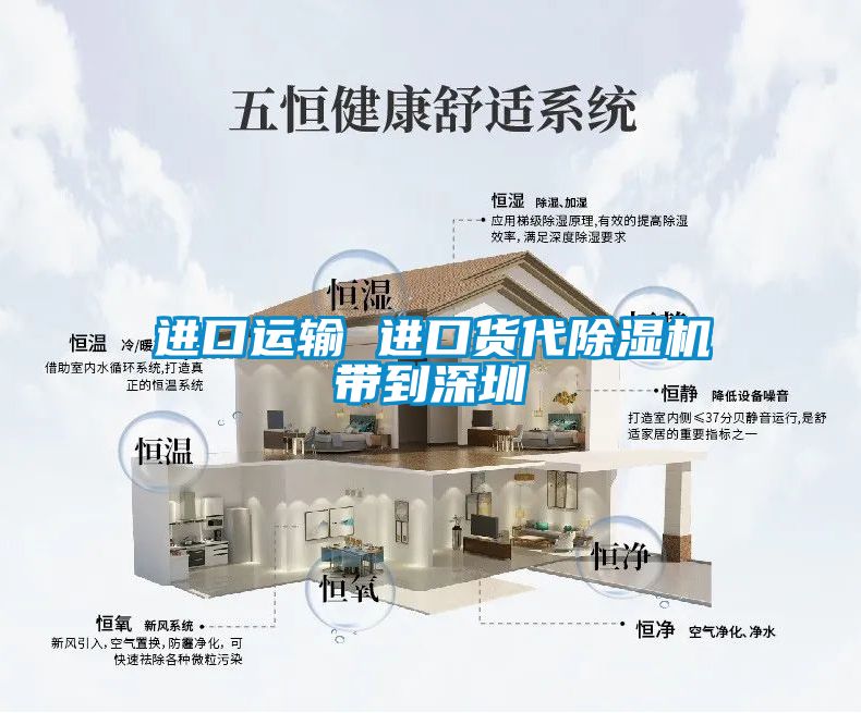進口運輸 進口貨代除濕機帶到深圳
