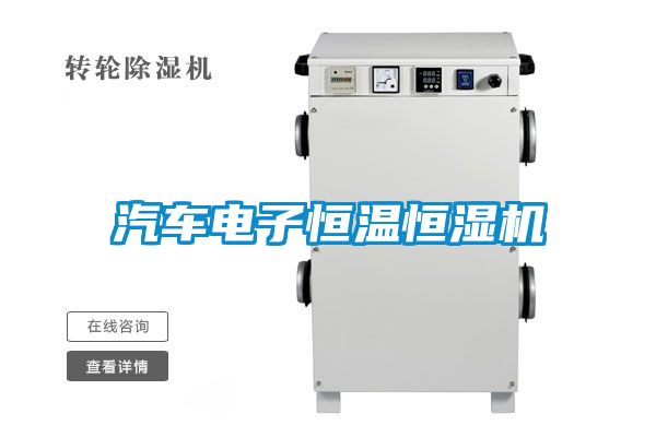 汽車電子恒溫恒濕機(jī)