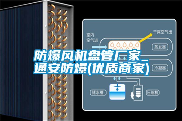 防爆風機盤管廠家_通安防爆(優(yōu)質商家)