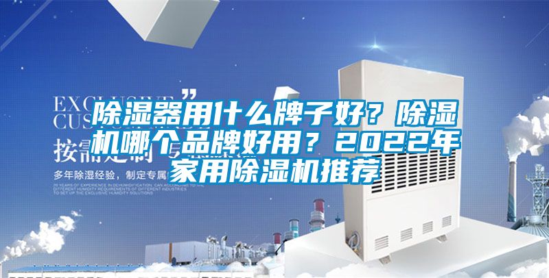 除濕器用什么牌子好？除濕機哪個品牌好用？2022年家用除濕機推薦