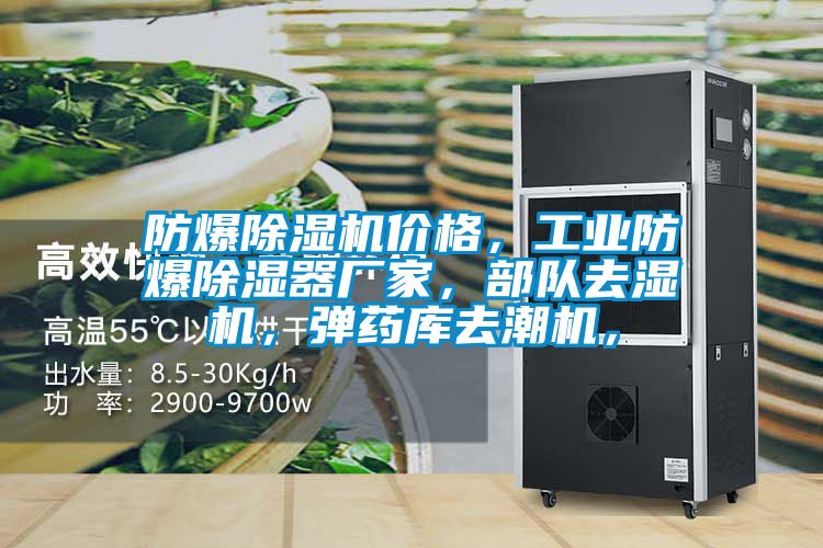 防爆除濕機(jī)價格，工業(yè)防爆除濕器廠家，部隊去濕機(jī)，彈藥庫去潮機(jī)，