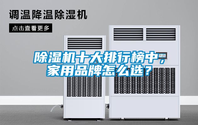 除濕機十大排行榜中，家用品牌怎么選？