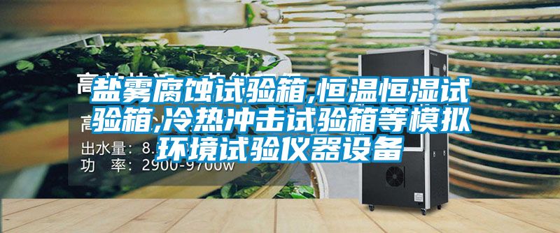 鹽霧腐蝕試驗箱,恒溫恒濕試驗箱,冷熱沖擊試驗箱等模擬環(huán)境試驗儀器設(shè)備
