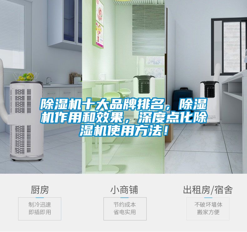 除濕機十大品牌排名，除濕機作用和效果，深度點化除濕機使用方法！