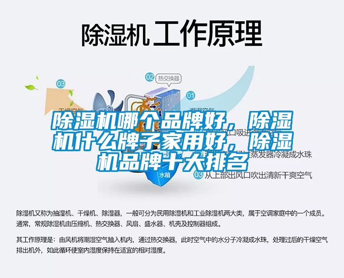 除濕機哪個品牌好，除濕機什么牌子家用好，除濕機品牌十大排名