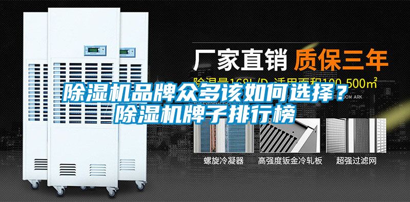 除濕機品牌眾多該如何選擇？除濕機牌子排行榜