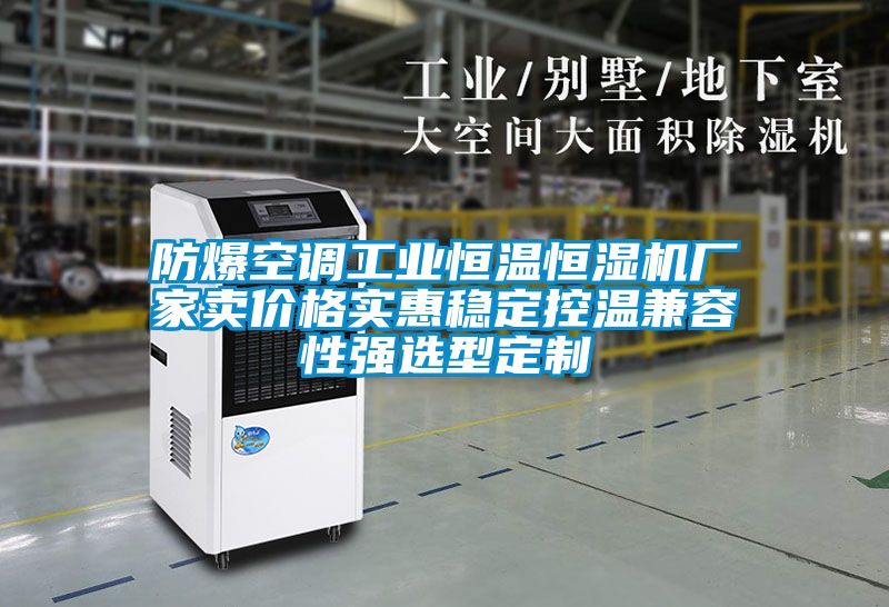 防爆空調(diào)工業(yè)恒溫恒濕機(jī)廠家賣價(jià)格實(shí)惠穩(wěn)定控溫兼容性強(qiáng)選型定制