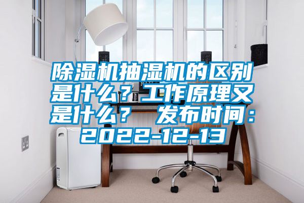 除濕機(jī)抽濕機(jī)的區(qū)別是什么？工作原理又是什么？ 發(fā)布時(shí)間：2022-12-13