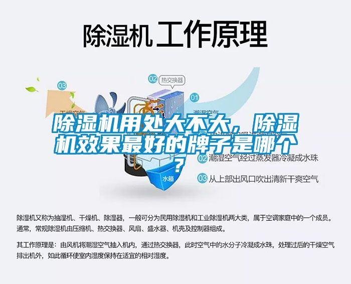除濕機用處大不大，除濕機效果最好的牌子是哪個？