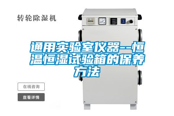 通用實(shí)驗(yàn)室儀器--恒溫恒濕試驗(yàn)箱的保養(yǎng)方法