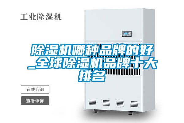 除濕機(jī)哪種品牌的好_全球除濕機(jī)品牌十大排名