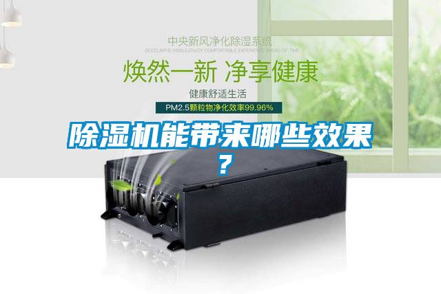 除濕機(jī)能帶來哪些效果？