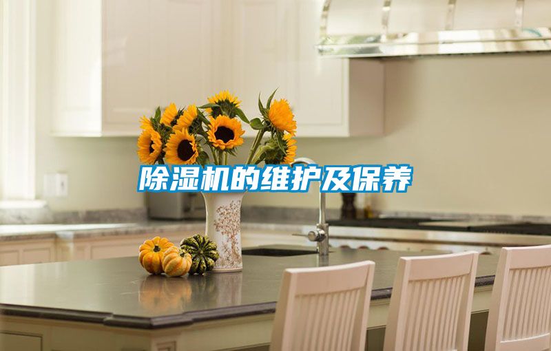 除濕機(jī)的維護(hù)及保養(yǎng)