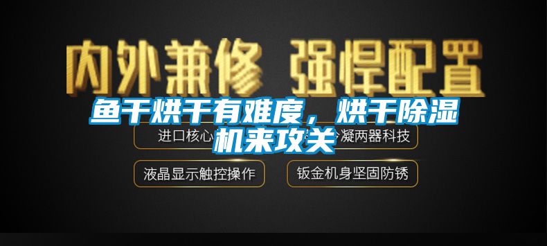 魚干烘干有難度，烘干除濕機來攻關
