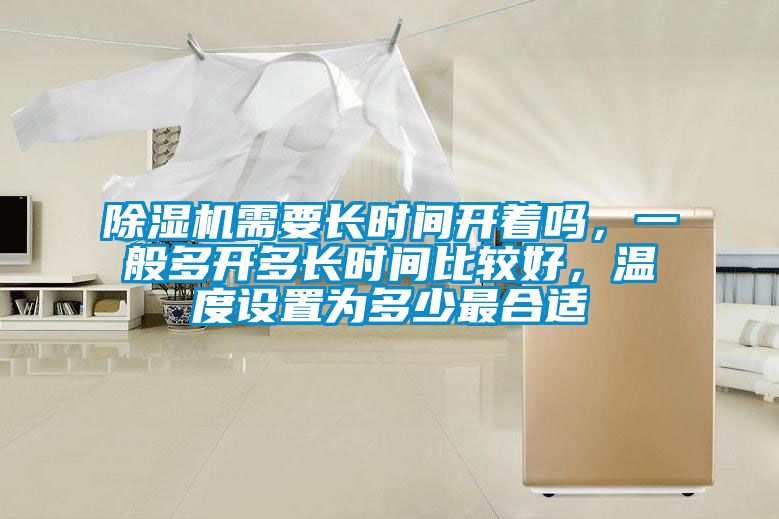 除濕機需要長時間開著嗎，一般多開多長時間比較好，溫度設置為多少最合適